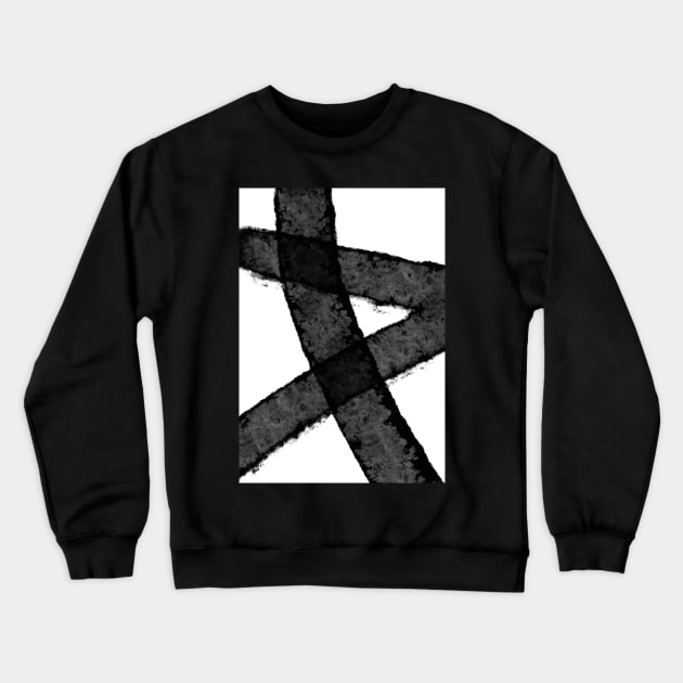 Criss Cross Crewneck Sweatshirt by DomoINK